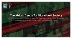 Desktop Screenshot of migration.org.za
